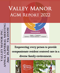 Valley Manor - AGM Report 2022